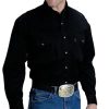 Men's Roper Shirt - Black Denim