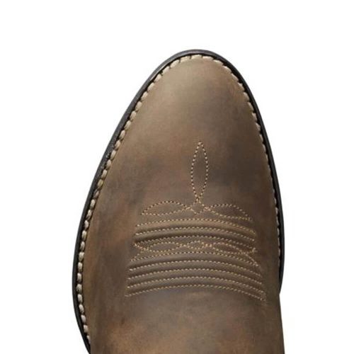 Women's Ariat Heritage R Toe Cowboy Western Boot Distressed Brown