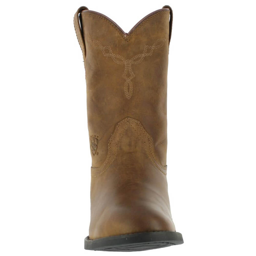 ariat roper distressed brown