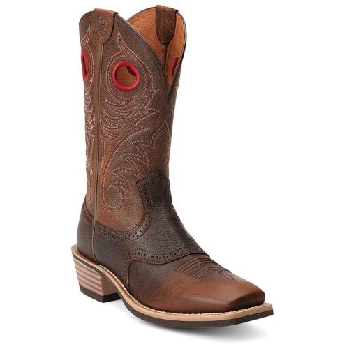 Ariat Men's Heritage Roughstock Wide Square Toe Western Boot