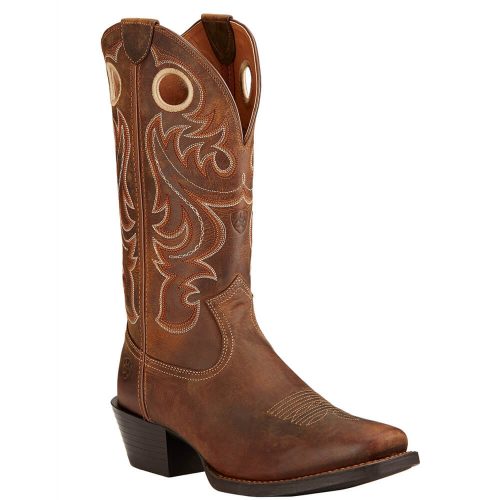 Justin Men's Western Cowboy Boots - Bay Apache - Stampede Tack & Western  Wear