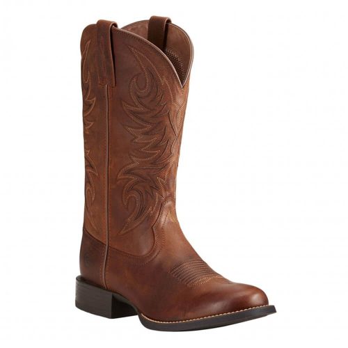 Canada West Women's Brahma Alamo Tan Ropers 4117 - Stampede Tack