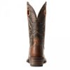 Ariat Men's Heritage Roughstock Western Boot Sorrel Crunch