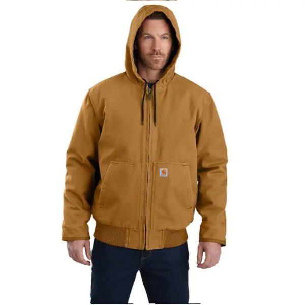 Loose Fit Washed Duck Insulated Active Jac