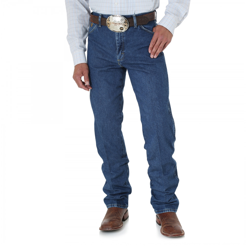 Wrangler 13MGSHD Men's George Strait Original Fit Jeans - Blue ...