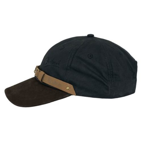 Oilskin Equestrian Cap - Black