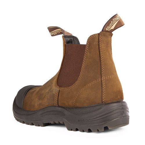 Blundstone 169 - Greenpatch CSA Rubber Toe Cap Crazy Horse Brown