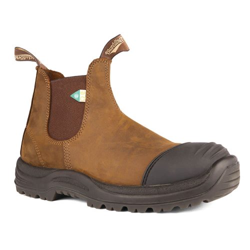 Blundstone 169 - Greenpatch CSA Rubber Toe Cap Crazy Horse Brown