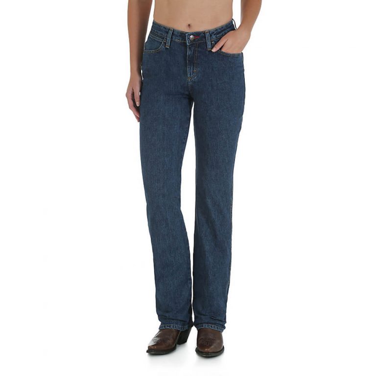 Wrangler Ladies Natural Rise - Stonewash