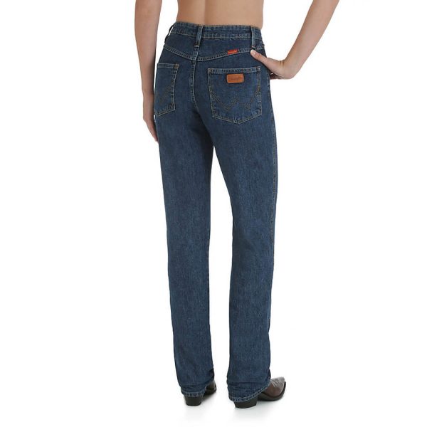 Wrangler Ladies Natural Rise - Stonewash