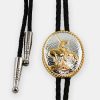 Double S Bolo Tie - End Of The Trail