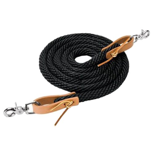 Weaver Leather 5/8 x 5 Black Roper Rein