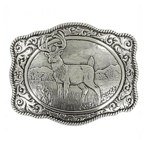 Crumrine White Tail Deer Buckle