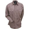 Men's Wrangler Dress Shirt- Tan Tone on Tone