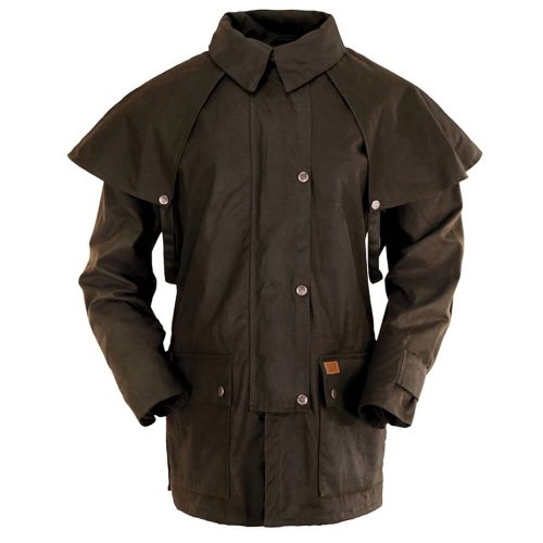 Outback Trading Oilskin Low Rider Duster - Black