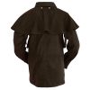 Outback Trading Oilskin Bush Ranger Jacket - Brown