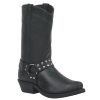 Canada West Bikers Mens Boots - Black Loggertan