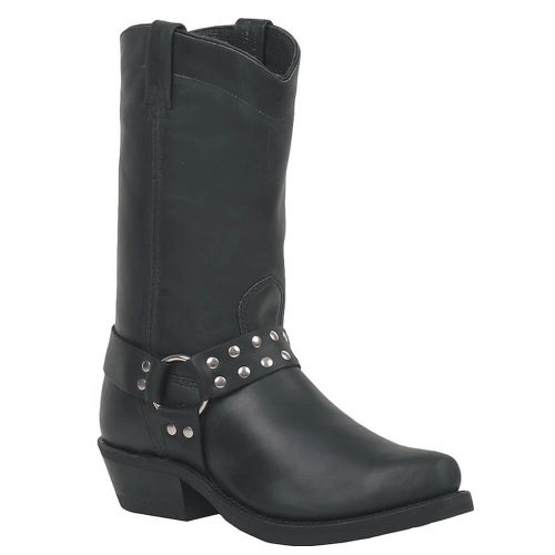 Canada West Bikers Mens Boots - Black Loggertan
