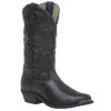 Canada West Bullrider Mens Western Cowboy Boots - Black Manchester