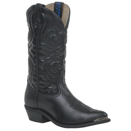 Canada West Bullrider Mens Western Cowboy Boots - Black Manchester