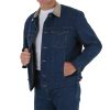 Wrangler Blanket Lined Jean Jacket - Blue Denim
