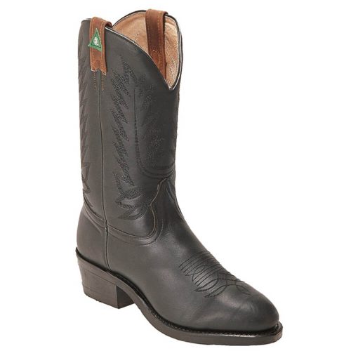 Boulet Mens CSA Work Cowboy Boot - Mercedez Grasso Black Logger