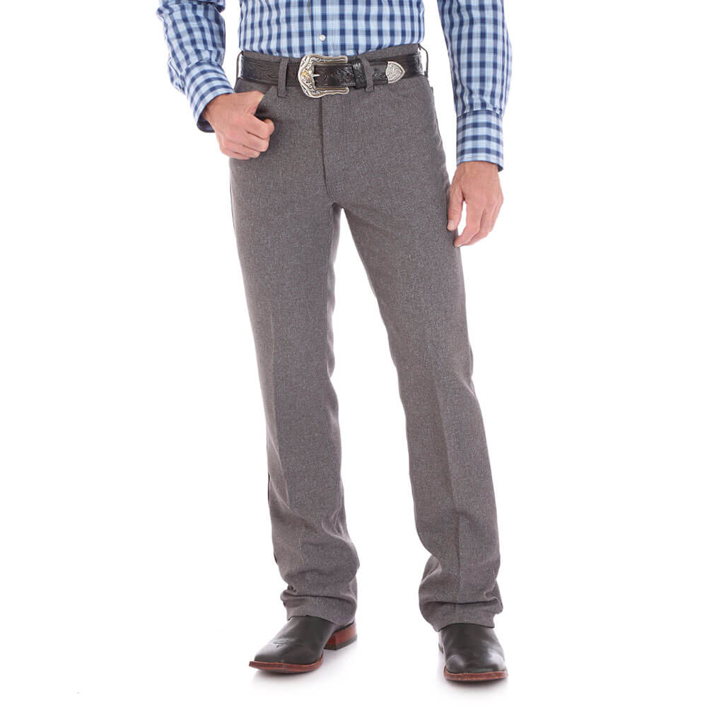 【Azuma.】WESTERN WRANCHER DRESS PANTS Wrangler® Men's Wrancher® Western Dress Pants - Heather Blue