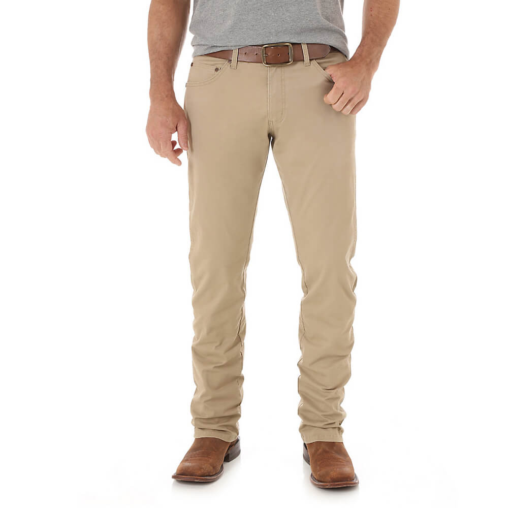 Men's Wrangler Retro® Slim Fit Straight Leg Pant - Fawn - Stampede Tack &  Western Wear