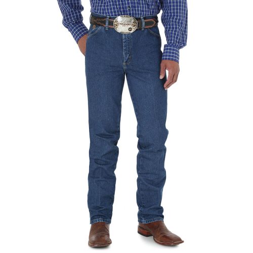 Wrangler 936GSHD Men's George Strait Slim Fit Jeans - Blue