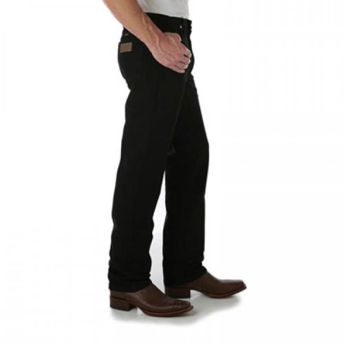 Wrangler 936WBK Men's Slim Fit Jeans - Black