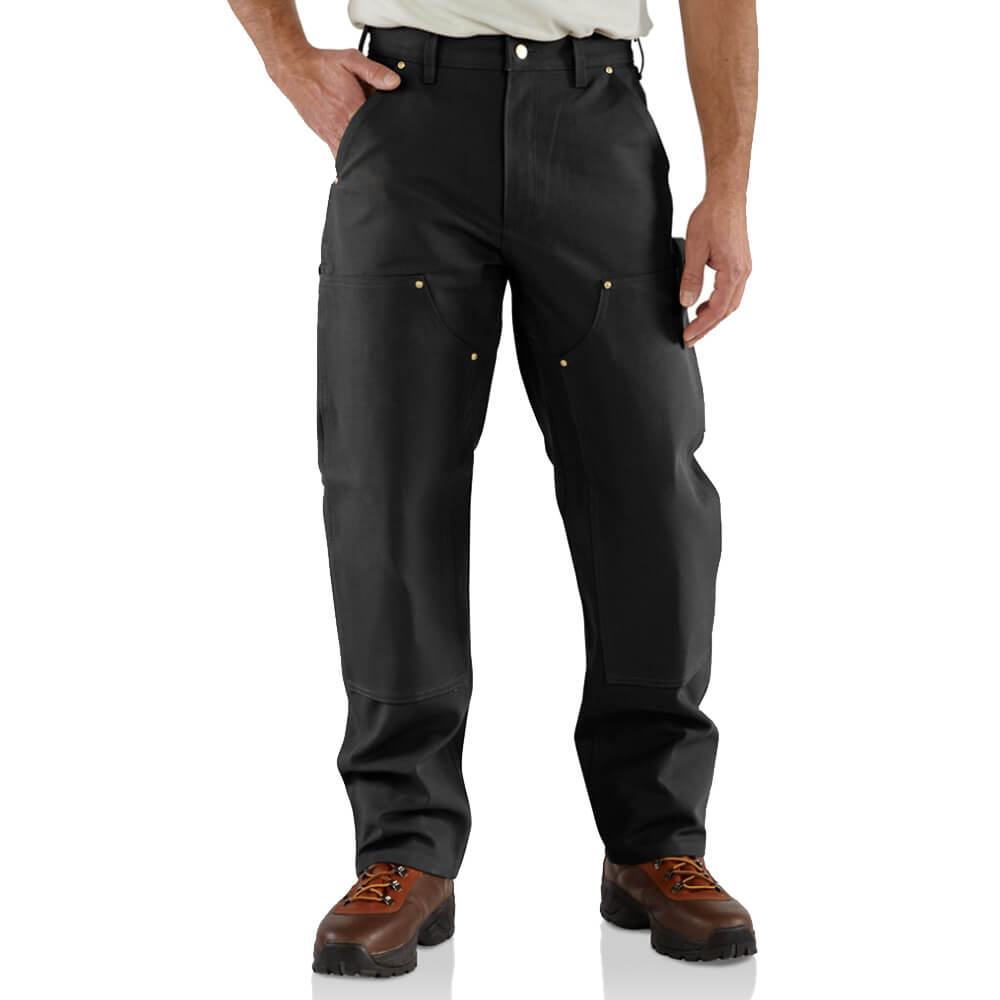 Carhartt Firm Duck Double-Front Work Dungaree - Black - Stampede Tack &  Western Wear