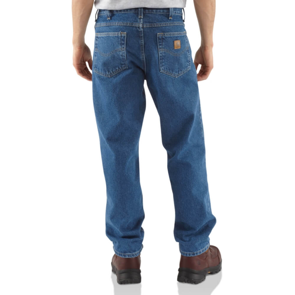 Carhartt Relaxed Fit Tapered Leg Jean Stonewash Stampede Tack