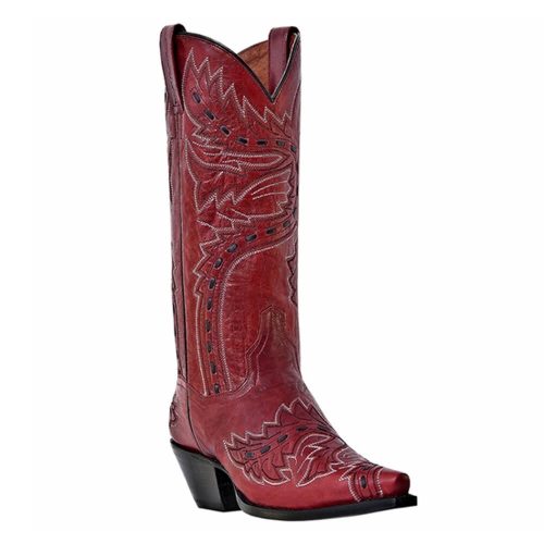 Sidewinder Dan Post Ladies Classic Western Boots – Red