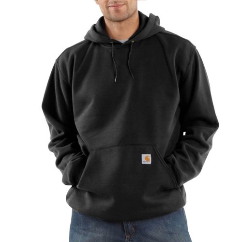 Carhartt Men's Midweight Hooded Pullover Sweatshirt - Black