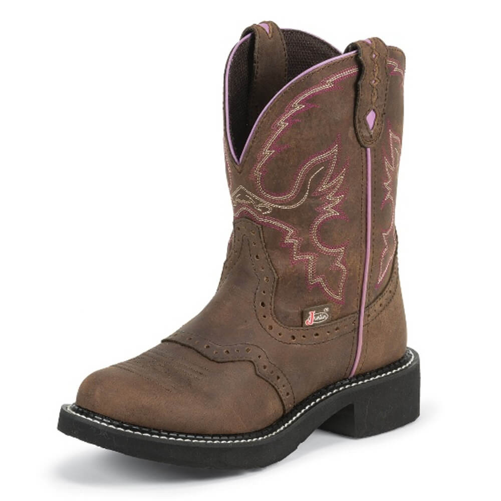 Justin Ladies Gypsy Cowboy Boots - Aged Bark - Stampede Tack & Western Wear