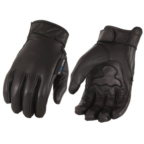 Milwaukee Leather Men's Leather Gloves with Cool Tec Technology