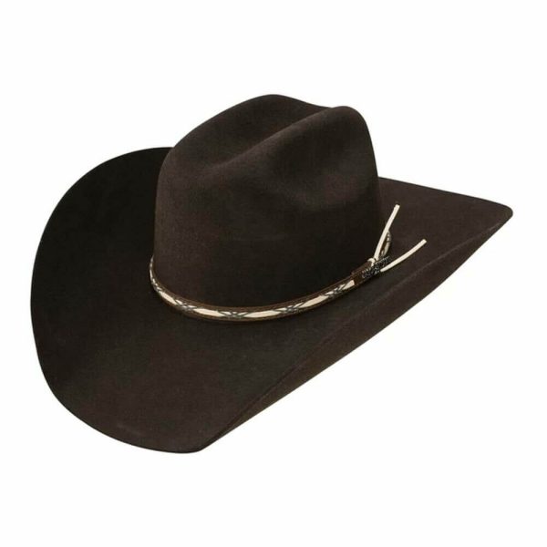 Jason Aldean Amarillo Sky Felt Hat by Resistol - Chocolate