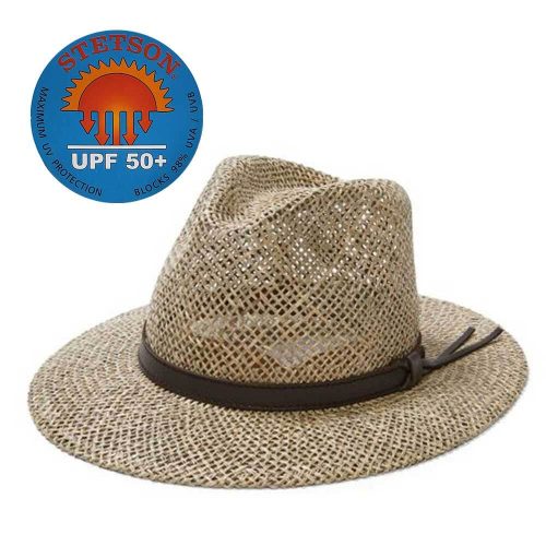 Baytown Vented Seagrass UV Outdoor Hat UPF 50+ by Stetson