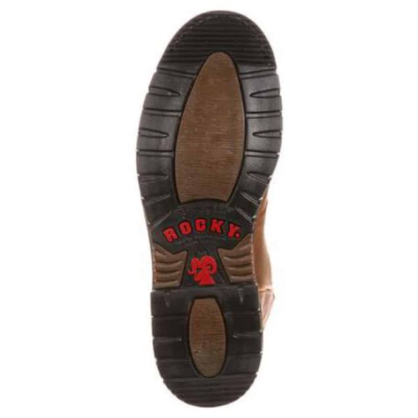 Rocky Original Ride Branson Saddle Roper Waterproof Western Boot