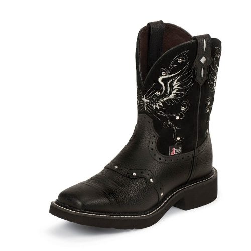 Justin Ladies Boots Manra Black