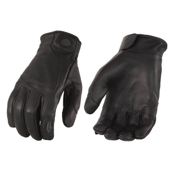 Milwaukee Leather Men's Leather Gloves with LED Finger Lights