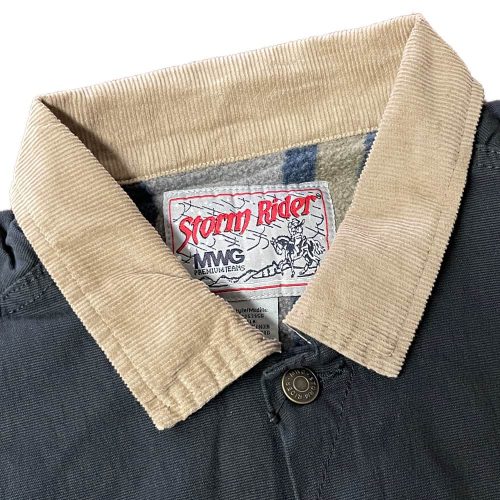 MWG Storm Rider Jean Jacket - with Fleece Lining - Black