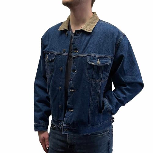 MWG Storm Rider Jean Jacket - with Fleece Lining - Blue