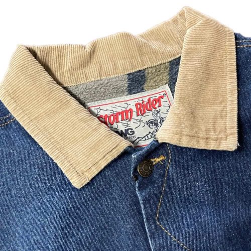 MWG Storm Rider Jean Jacket - with Fleece Lining - Blue