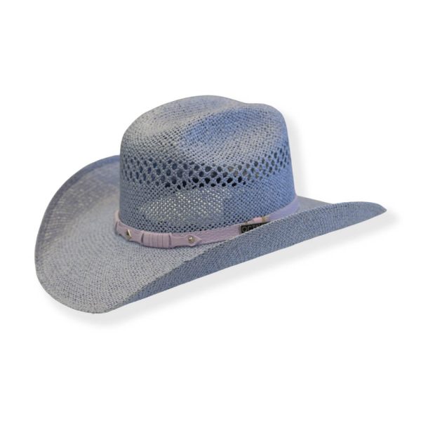 Octavio Twister Straw Hat Lavender