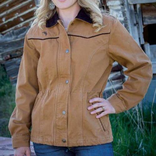 Wyoming Traders Women's Shoshone Canvas Jacket - Tan