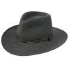 Stetson Saginaw - Soft Crushable Wool Hat - Grey