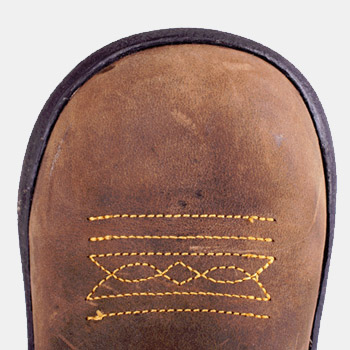 Old West Infants Western Cowboy Boots - Distressed Brown